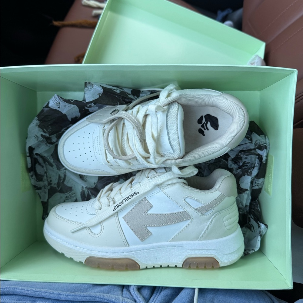 Off white sneakers